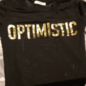 Optimistic sheer top